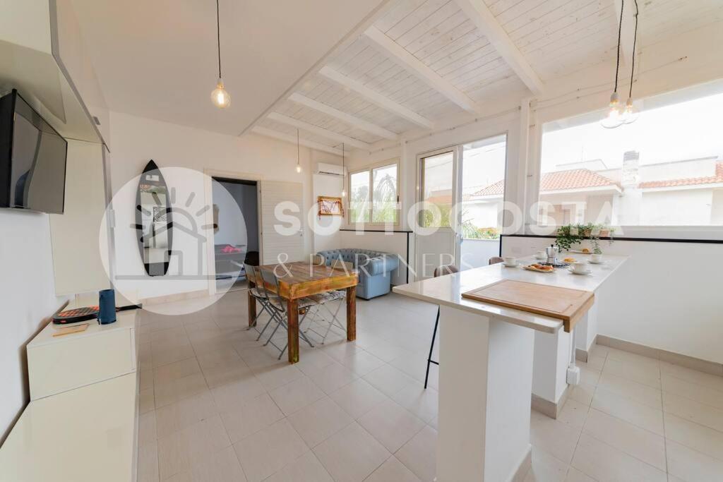 Surf Flat Apartment San Foca Bagian luar foto