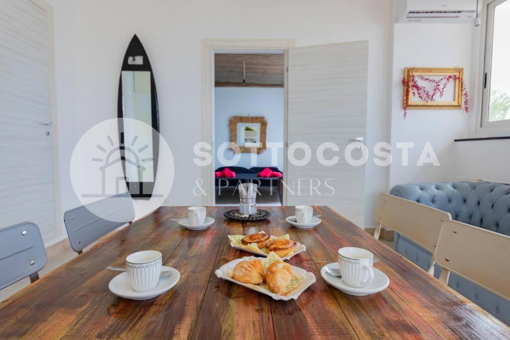 Surf Flat Apartment San Foca Bagian luar foto