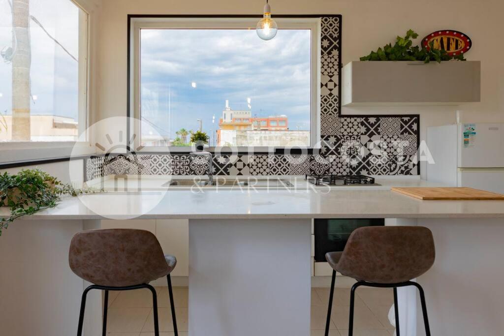Surf Flat Apartment San Foca Bagian luar foto