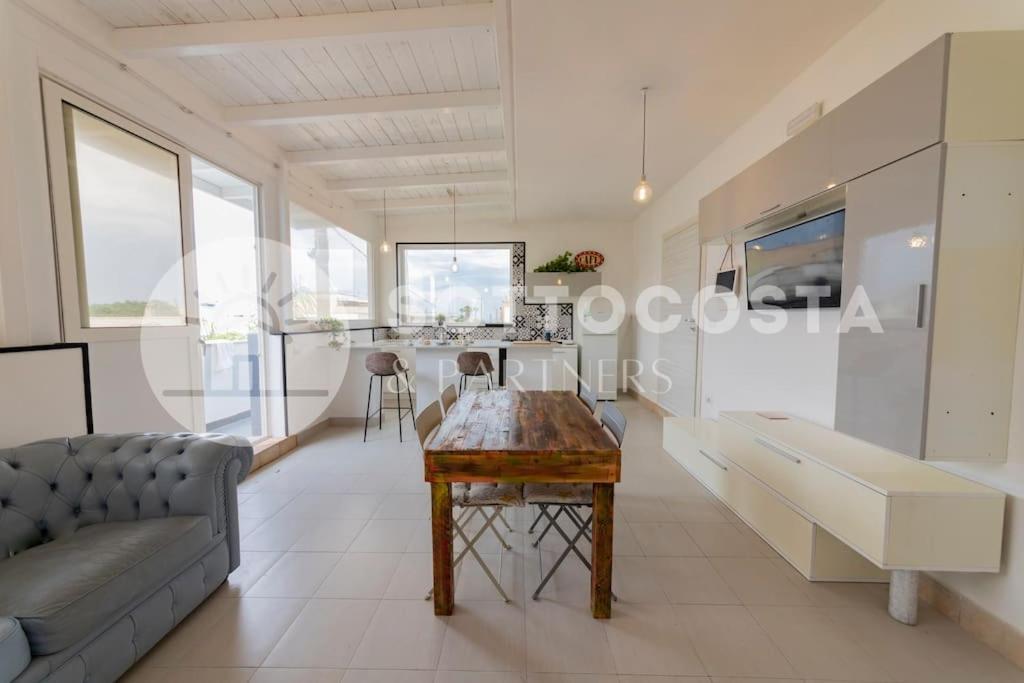 Surf Flat Apartment San Foca Bagian luar foto