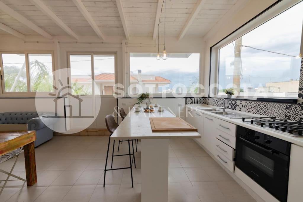 Surf Flat Apartment San Foca Bagian luar foto